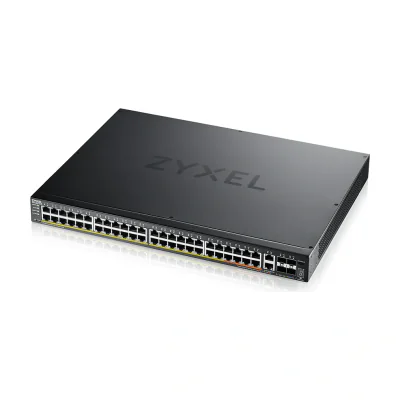 Zyxel XGS2220-54FP, Managed, L3, Gigabit Ethernet (10/100/1000), Power over Ethernet (PoE), Rack mounting