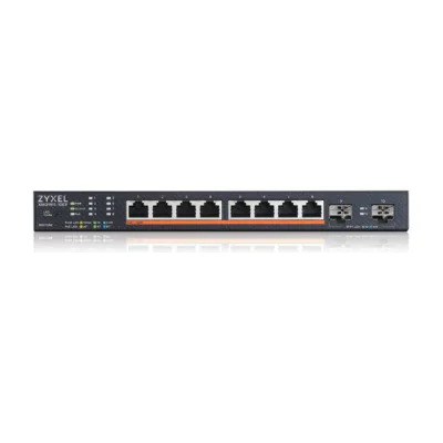 Zyxel XMG1915-10EP, Managed, L2, 2.5G Ethernet (100/1000/2500), Power over Ethernet (PoE), Rack mounting