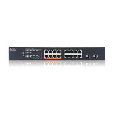 Zyxel XMG1915-18EP, Managed, L2, 2.5G Ethernet (100/1000/2500), Power over Ethernet (PoE), Rack mounting